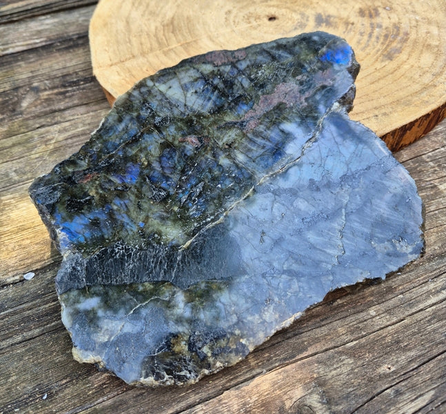 Plaque de Labradorite 1124gr