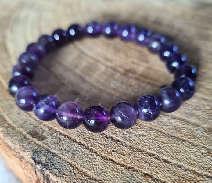 boutique de mineraux bracelet en améthyste