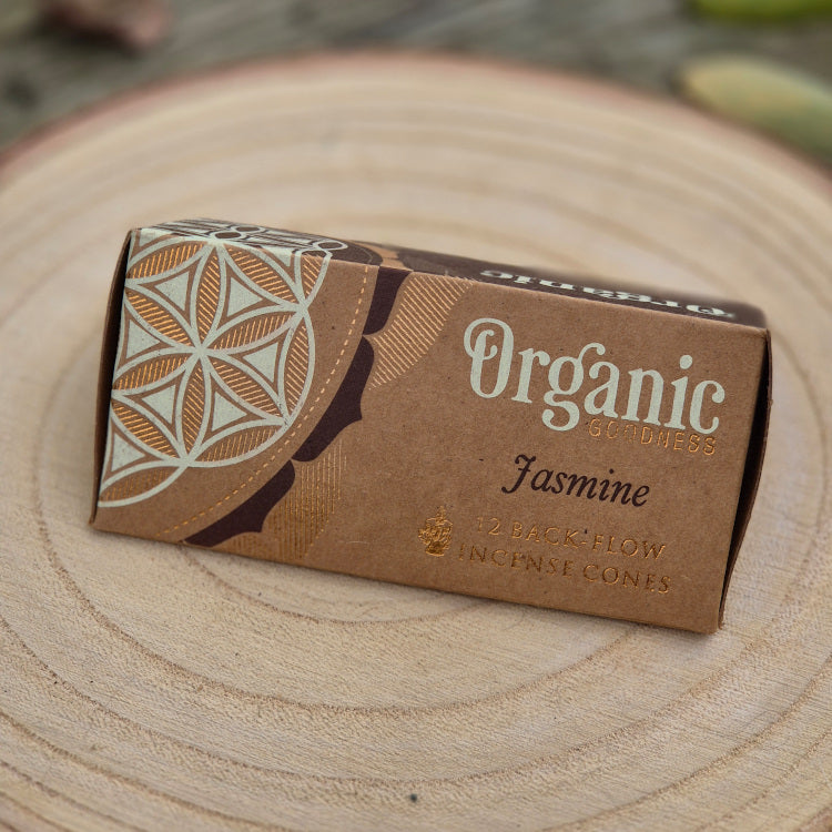Encens Organic Cônes Backflow - Jasmin