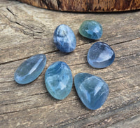 Pierre roulée Fluorite bleue-Verte de Chine Qualité AA