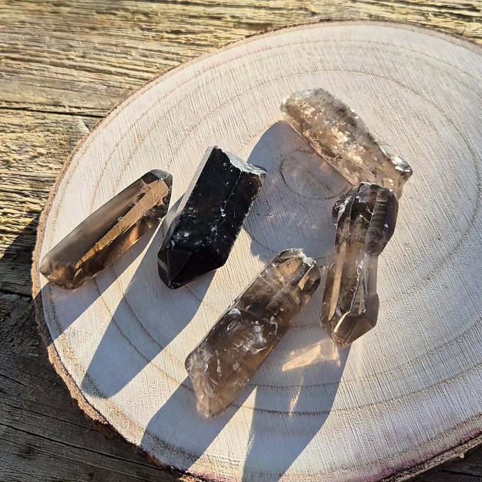 Quartz Fumé Pointe du Brésil Environ 6cm