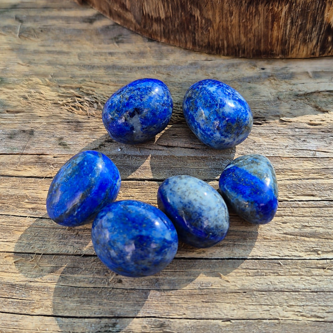 Pierre Roulée Lapis Lazuli d'Afghanistan Qualité A Environ 2cm