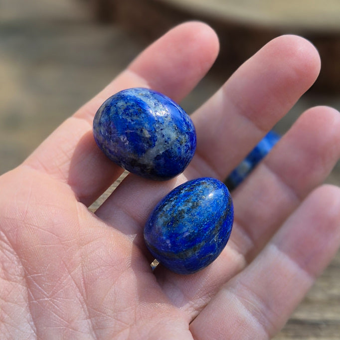 Pierre Roulée Lapis Lazuli d'Afghanistan Qualité A Environ 2cm