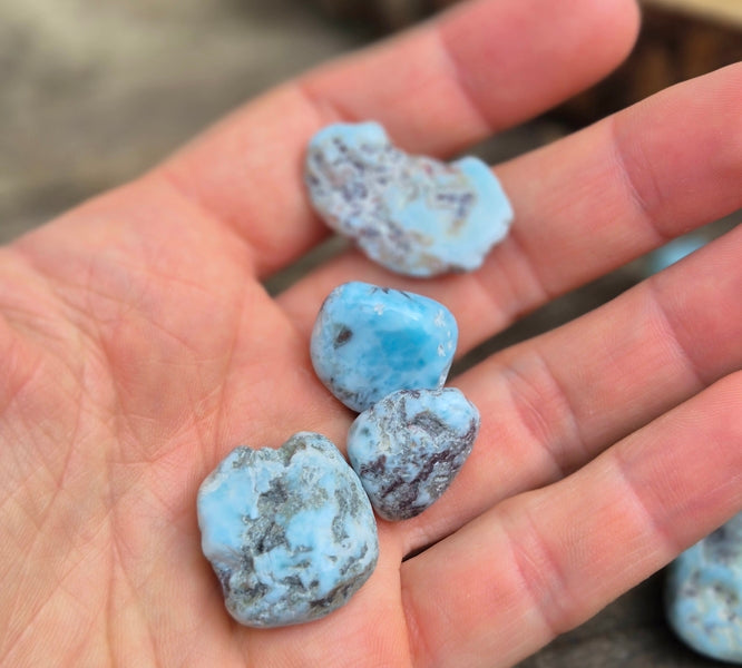 Pierre Roulée Larimar de la République Dominicaine