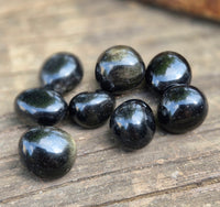 Pierre Roulée Obsidienne Dorée du Mexique Qualité AA