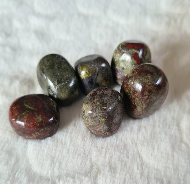 Pierre Roulée Jaspe Sang de Dragon du Brésil Qualité AA