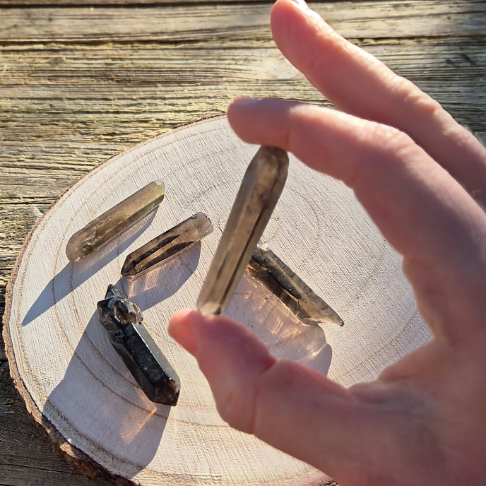 Quartz Fumé Petite Pointe du Brésil