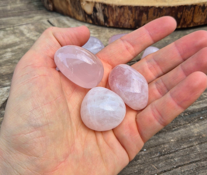 Pierre Roulée Quartz Rose qualité A+ d'Afrique du Sud