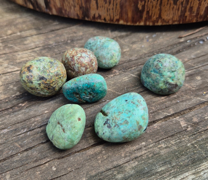 Pierre Roulée Turquoise d'Afrique