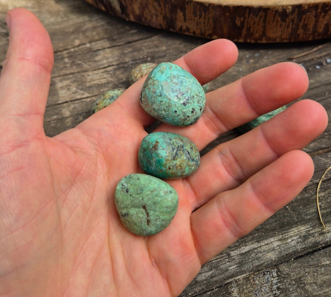 Pierre Roulée Turquoise d'Afrique