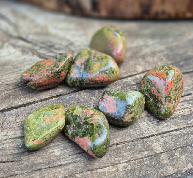 Pierre Roulée Unakite d'Afrique du Sud