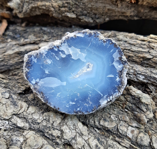 Pierre brute agate coconut