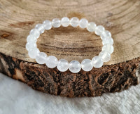 bracelet en sélénite 8mm
