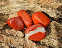 Pierre roulée jaspe rouge