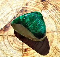 pierre roulée malachite qualité aa