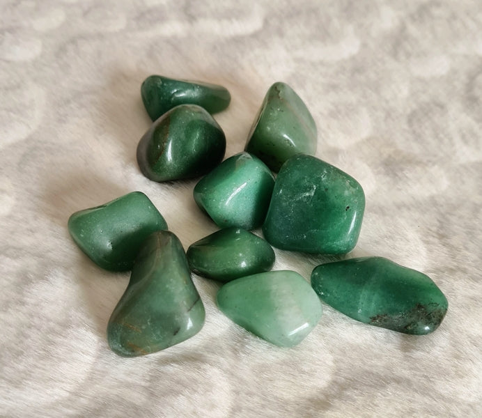 pierre roulée aventurine verte