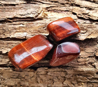 Pierre roulée oeil de tigre rouge ou oeil de taureau