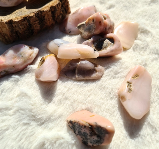 pierre roulée opale rose des andes qualité a