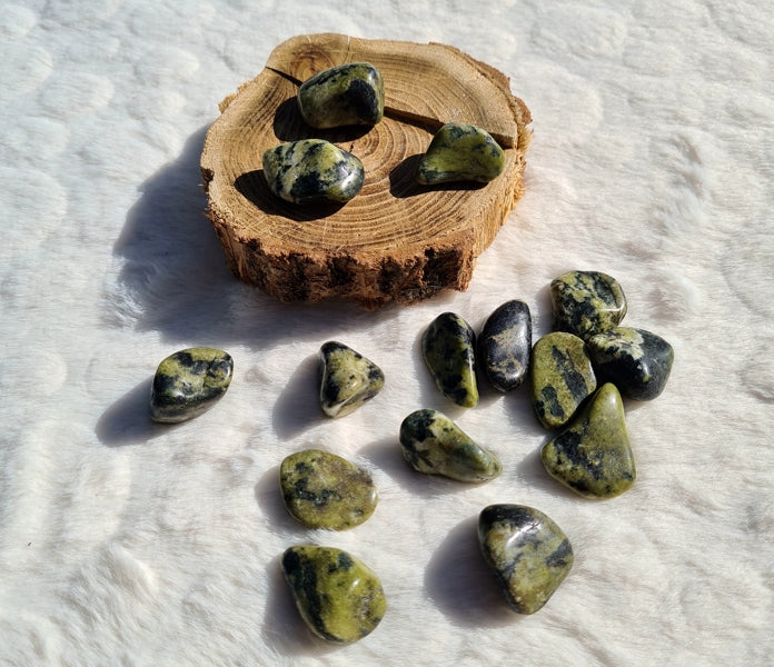 pierre roulée serpentine qualité a