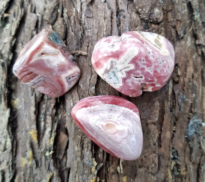 pierre roulée rhodochrosite