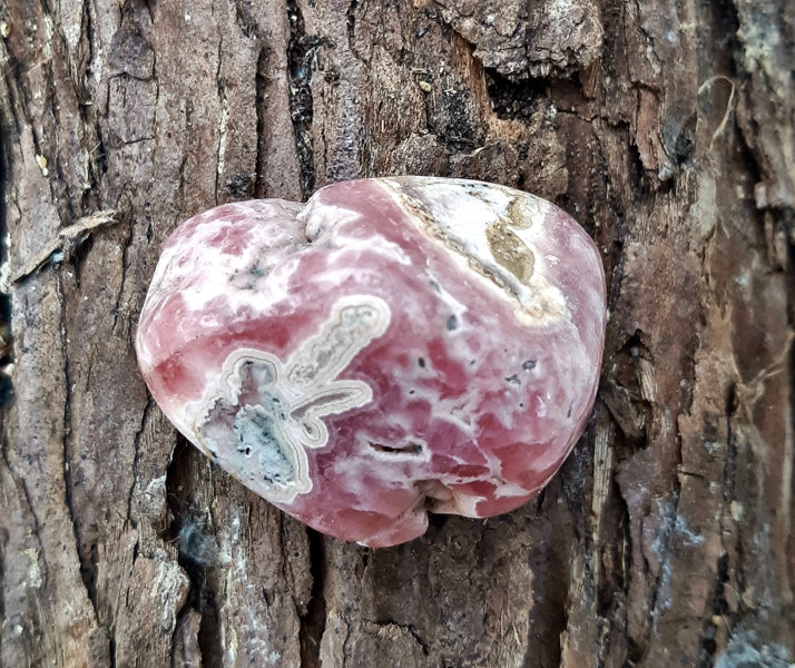 pierre roulée rhodochrosite