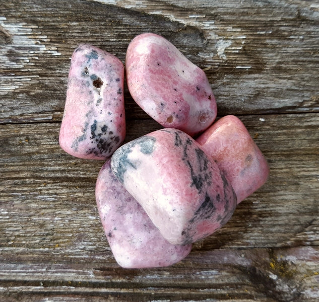 pierre roulée rhodochrosite