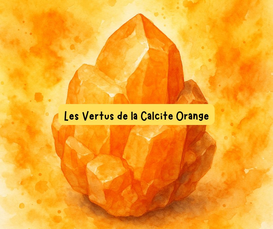 Découvrez la Calcite Orange, pierre solaire de joie et de vitalité. Elle stimule la créativité, l’énergie positive et la confiance en soi tout en apaisant les émotions.
