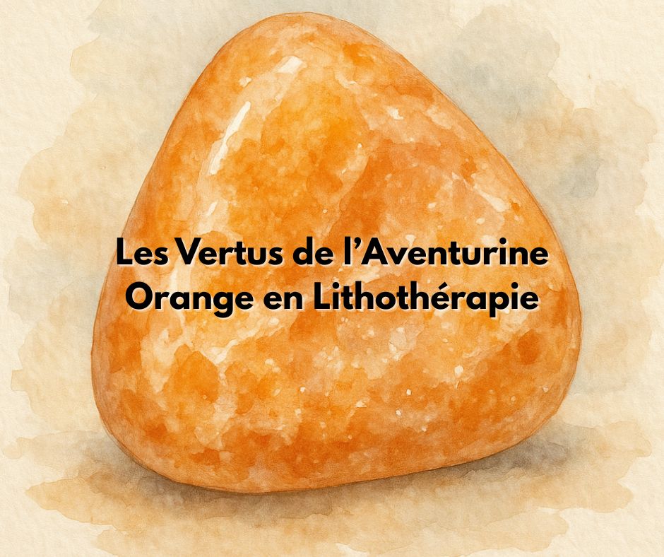 Les Vertus de l'Aventurine Orange en Lithothérapie