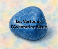 pierres aventurine bleues