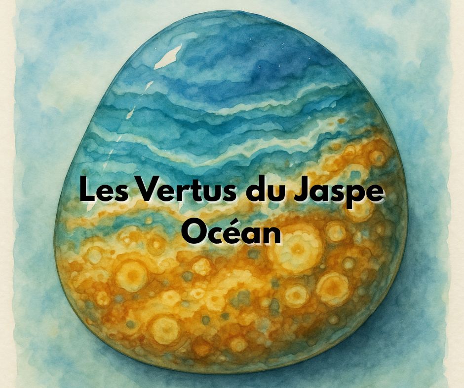 Les Vertus du Jaspe Océan en Lithothérapie