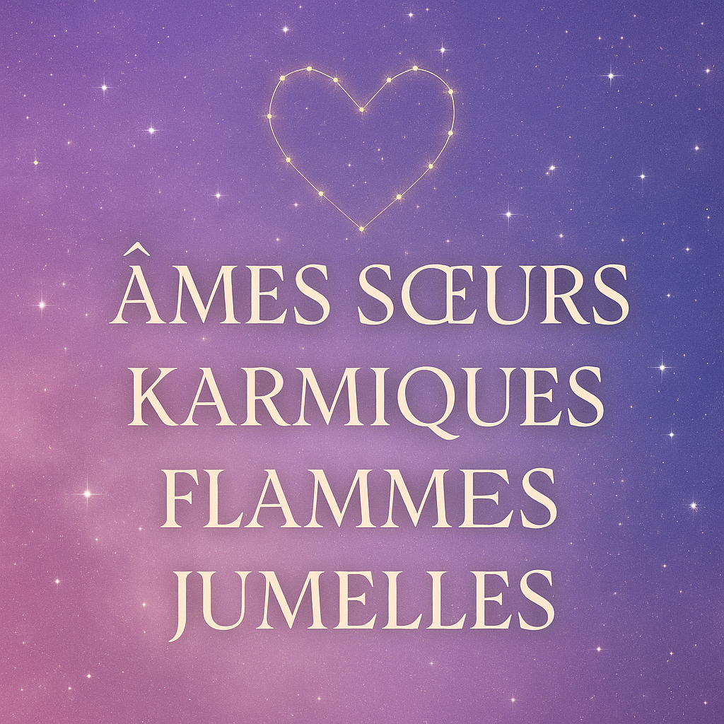 Âmes Sœurs, Relations Karmiques et Flammes Jumelles : Comprendre les Différences et Savoir les Reconnaitre.