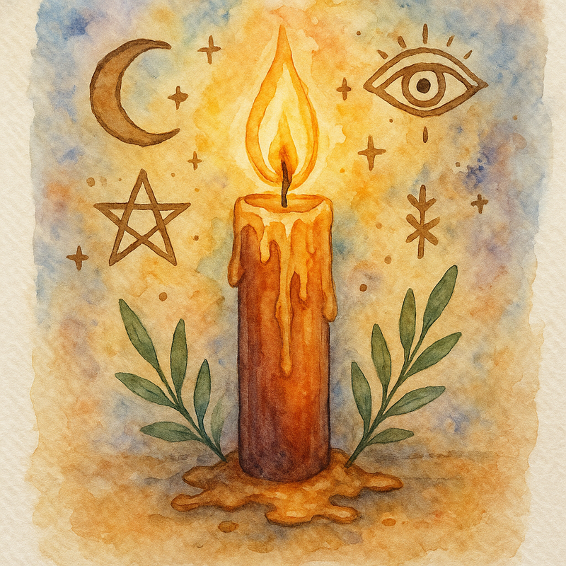 Bougie énergétique pour élever les vibrations et apaiser l’esprit