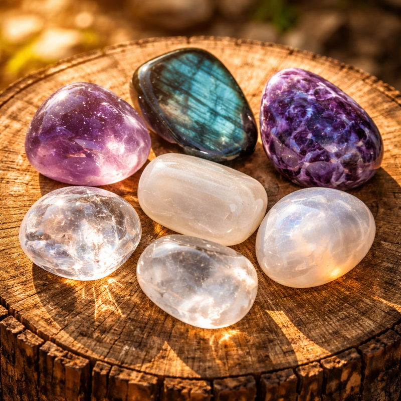 Pierres d’intuition et d’ouverture spirituelle pour la méditation et le développement personnel