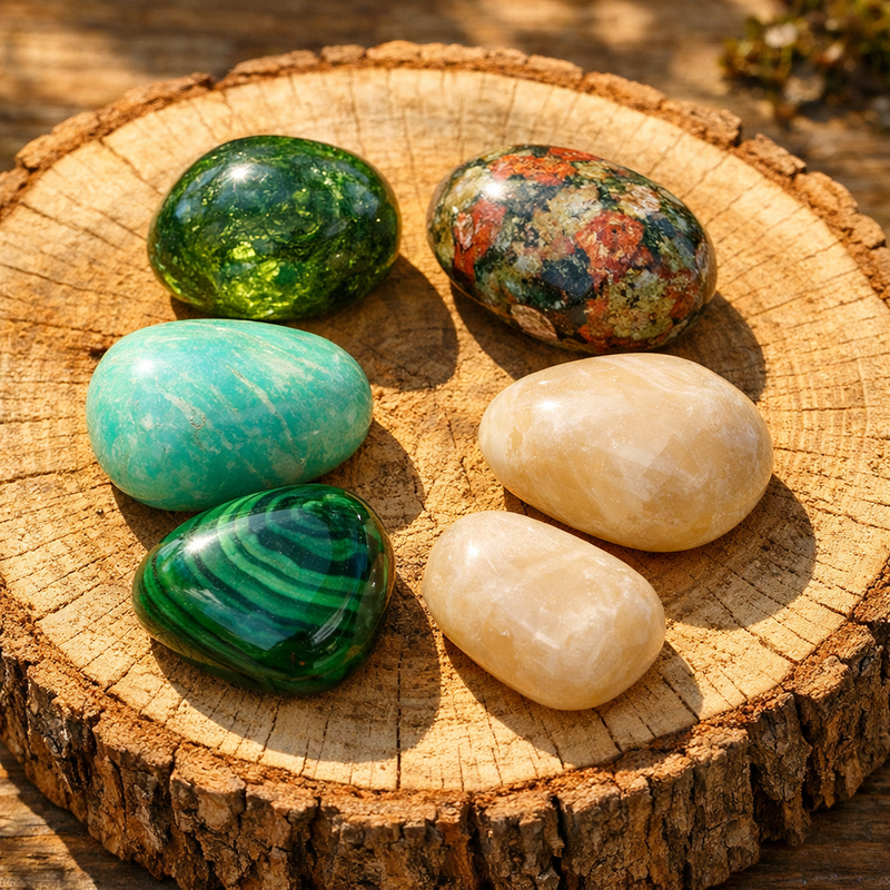 Pierres de transformation, de transition et de renouveau en lithothérapie