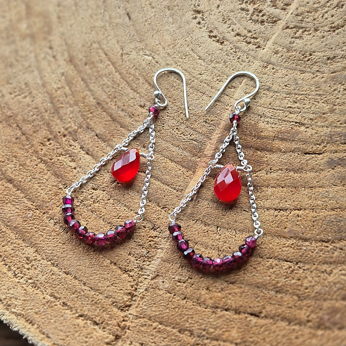 Boucle d'oreille en Pierres Naturelles