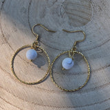 Ainé - Boucle d'Oreille en Howlite