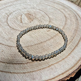 Bracelet en Labradorite de Madagascar 4mm