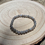 Bracelet en labradorite 6mm