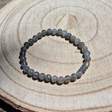 Bracelet en labradorite 6mm
