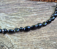 collier en obsidienne oeil céleste