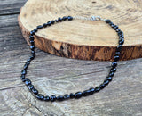 collier en obsidienne oeil céleste