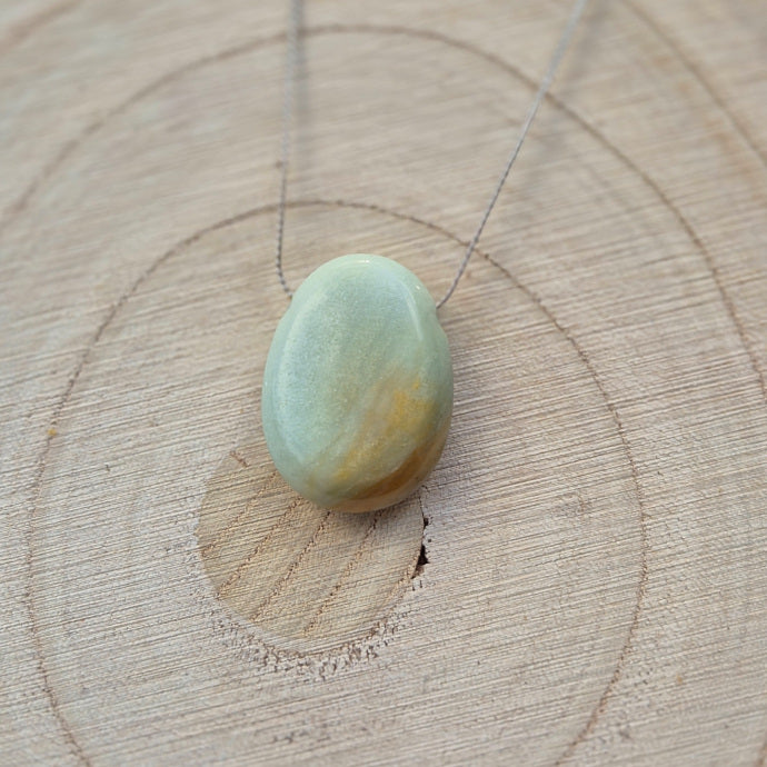 Collier Pierre Percée Amazonite du Brésil