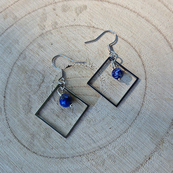 Isis - Boucle d'Oreille Lapis Lazuli