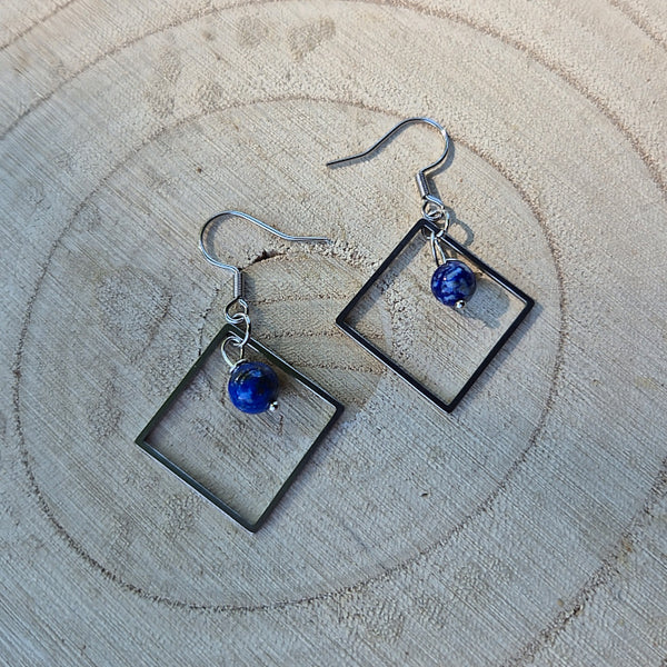 Isis - Boucle d'Oreille Lapis Lazuli