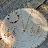 Vesta - Collier Quartz Hématoide