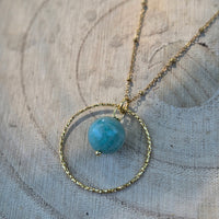 Yemaya - Collier Cercle Amazonite