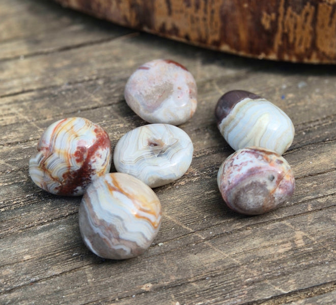 Pierre roulée Agate crazy lace