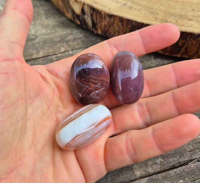 Pierre roulée - Agate du Botswana