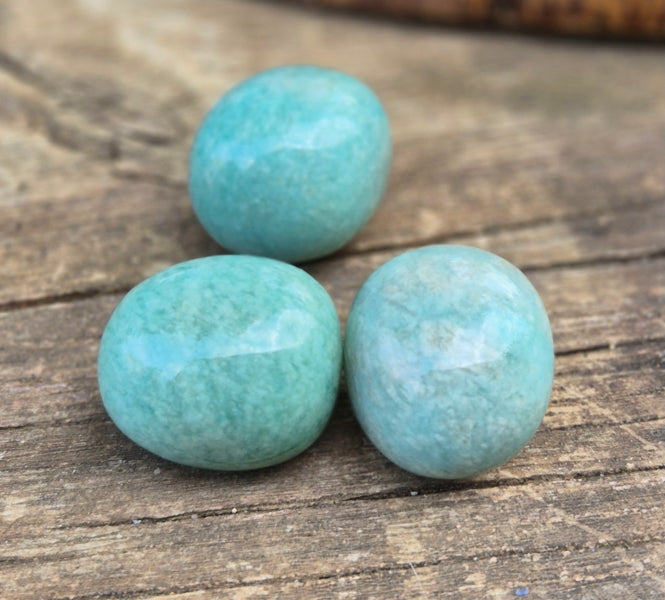 Pierre roulée amazonite
