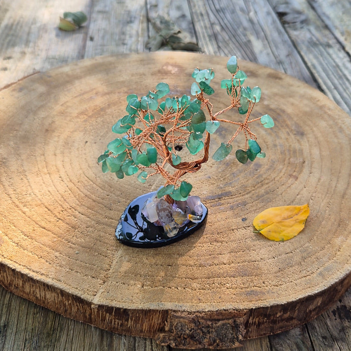 Arbre du Bonheur en Aventurine Verte